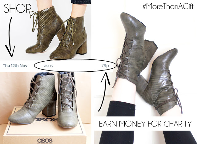 easyfundraising morethanagift Paige Joanna Asos Boots