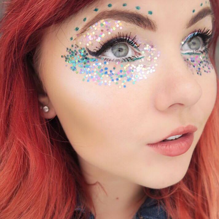 SaatchiSelfie glitter eyes