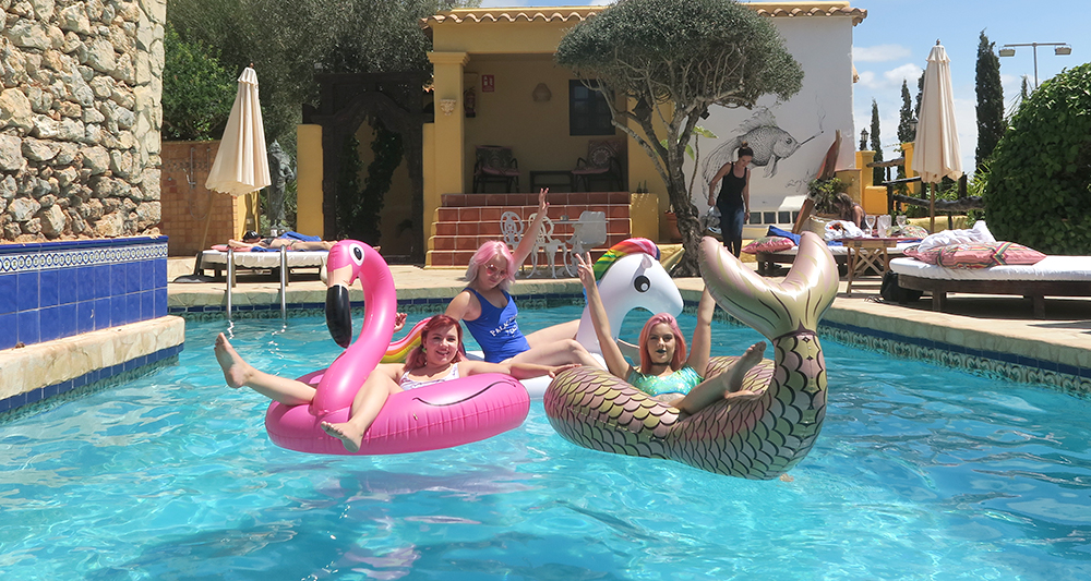 Paige Joanna Ibiza with Malibu