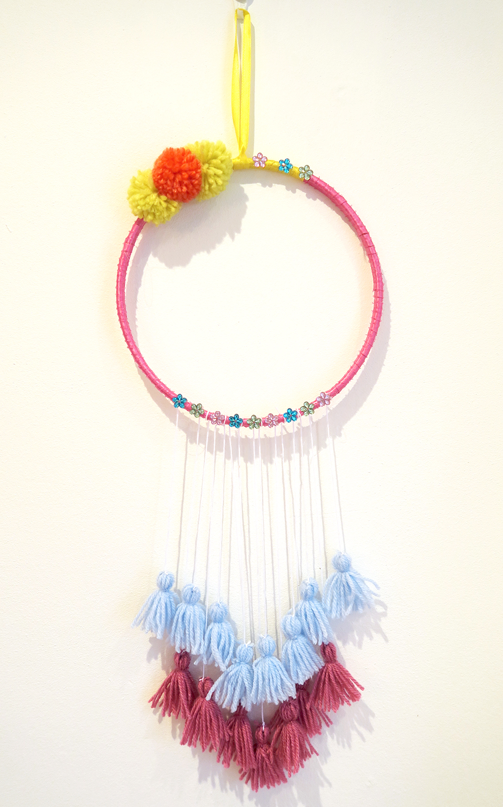 Spring Tassel Wall Hanging