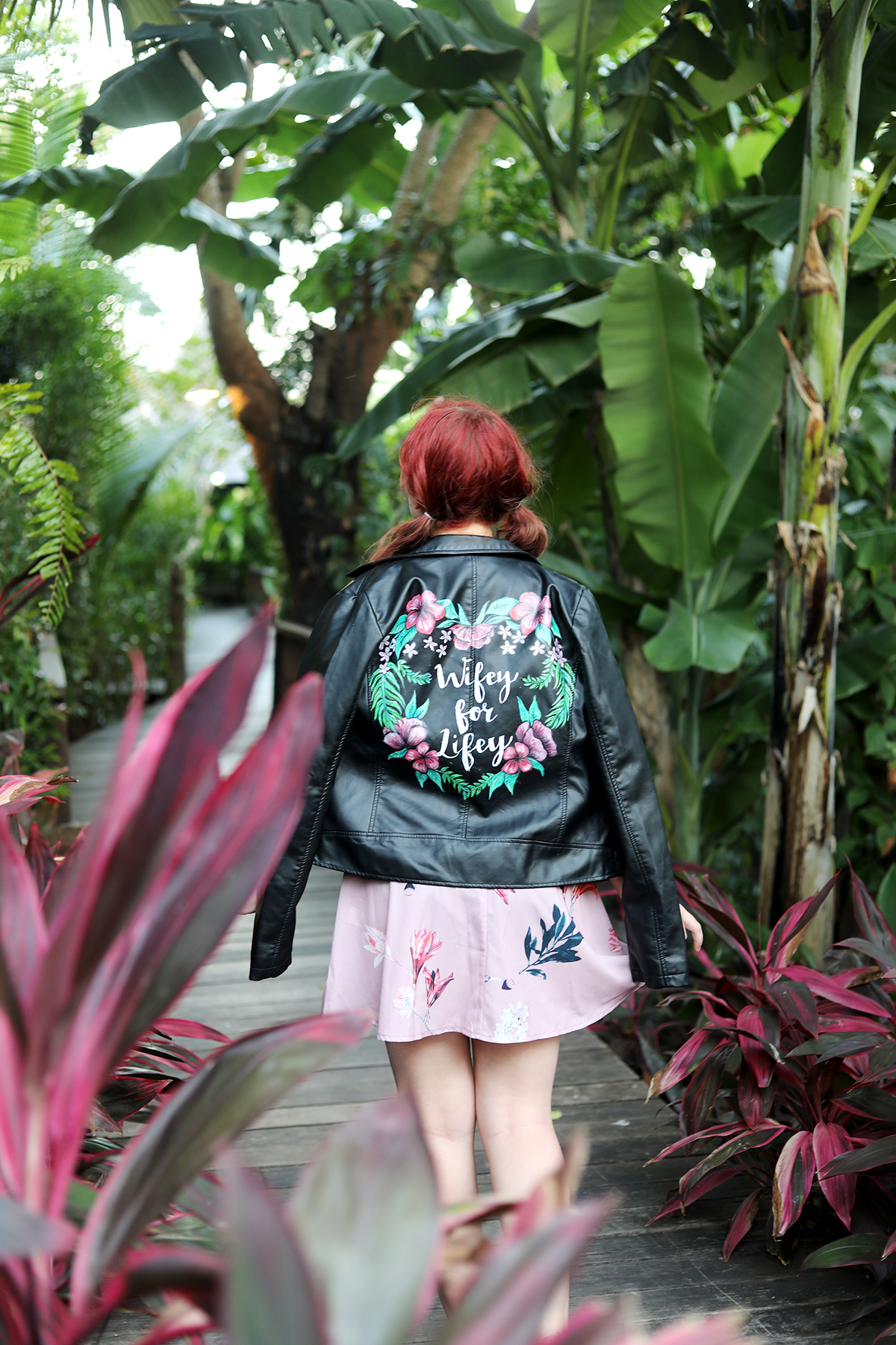 Paige Joanna Hand Painted Jacket Wedding Honeymoon