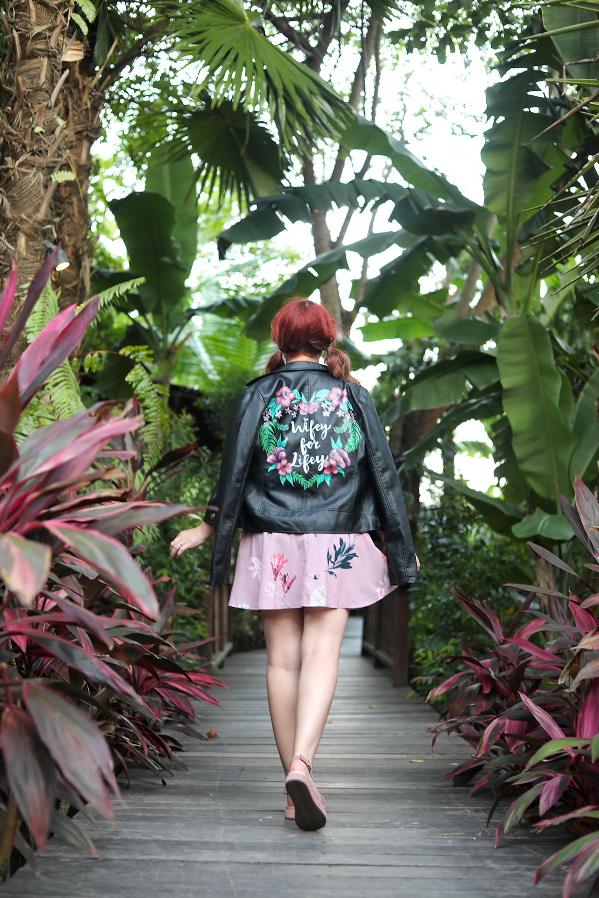 Paige Joanna Hand Painted Jacket Wedding Honeymoon