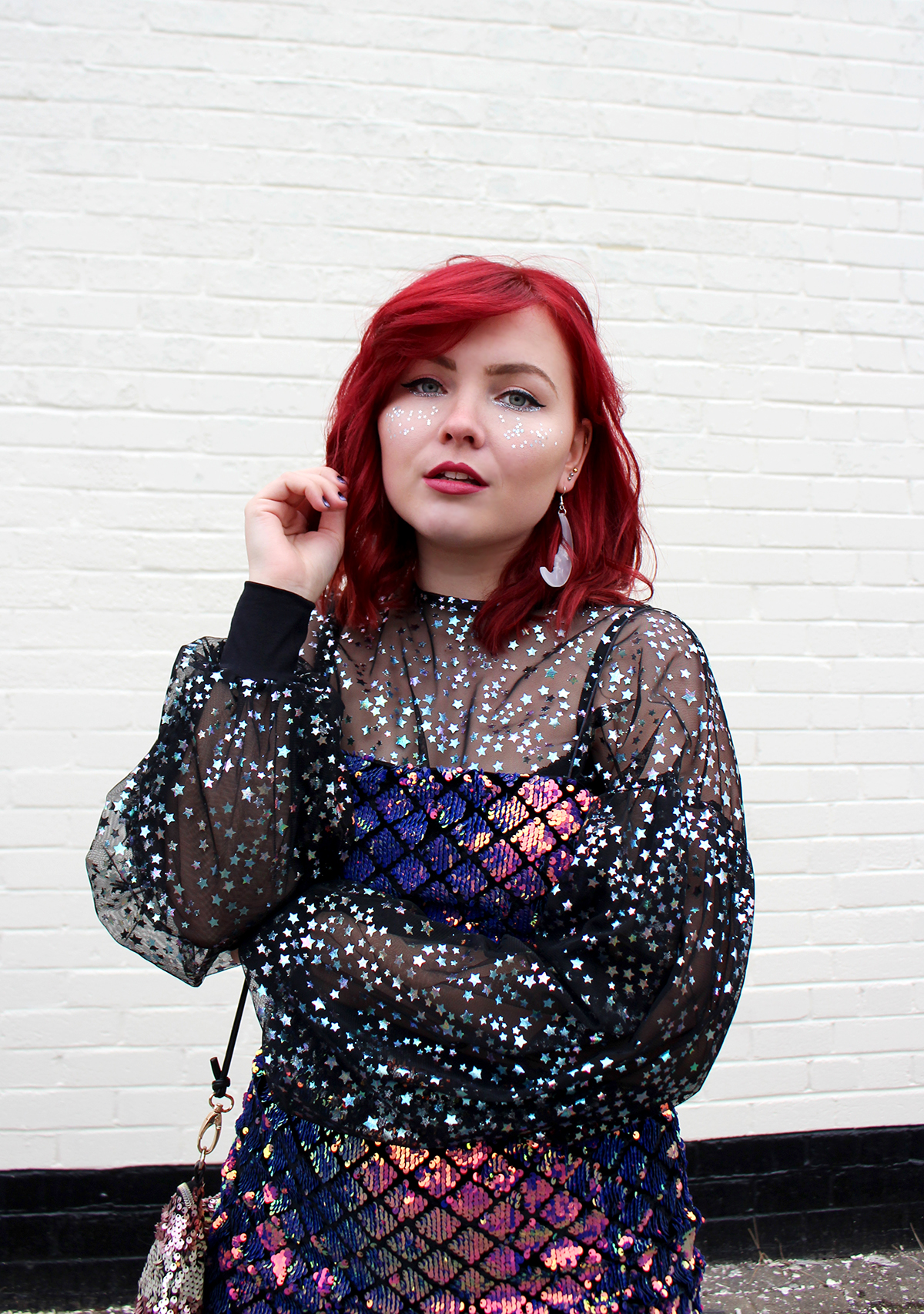 Paige Joanna Topshop Star Print Blouse