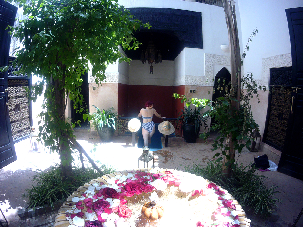 Paige Joanna Honeymoon in Marrakech Dar Jaguar