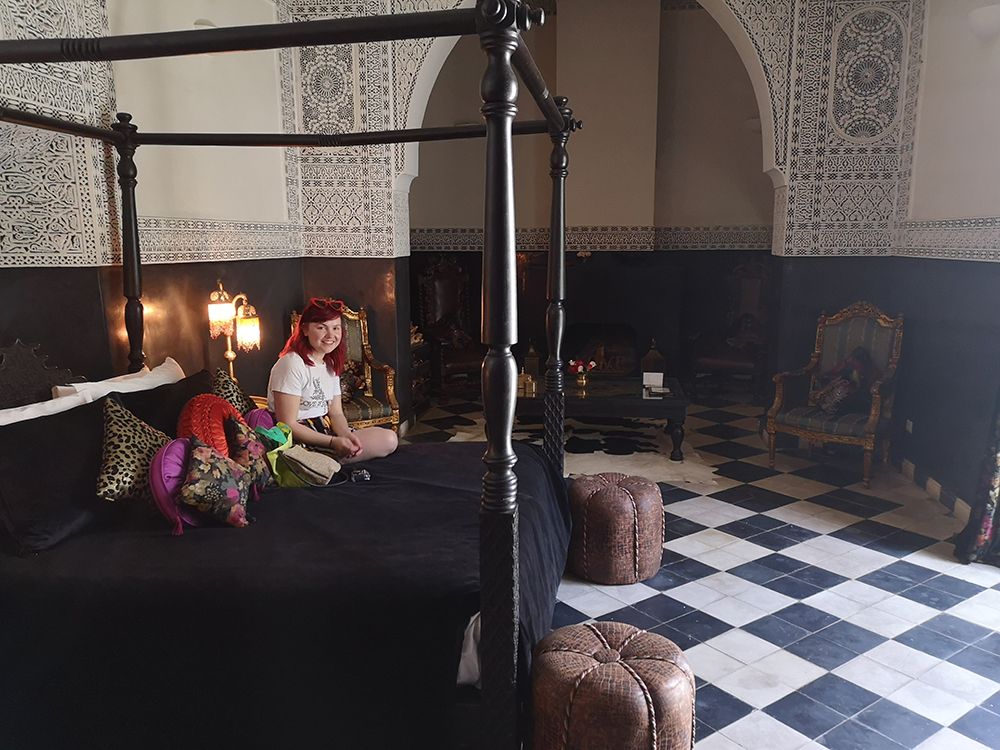 Paige Joanna Honeymoon in Marrakech Dar Jaguar
