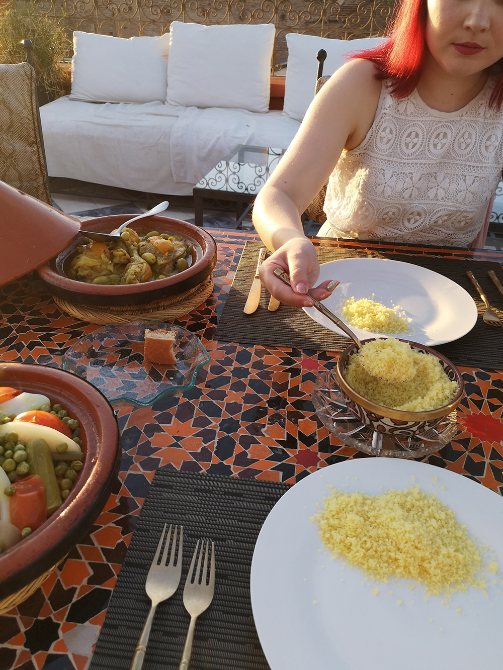 Paige Joanna Honeymoon in Marrakech Dar Jaguar