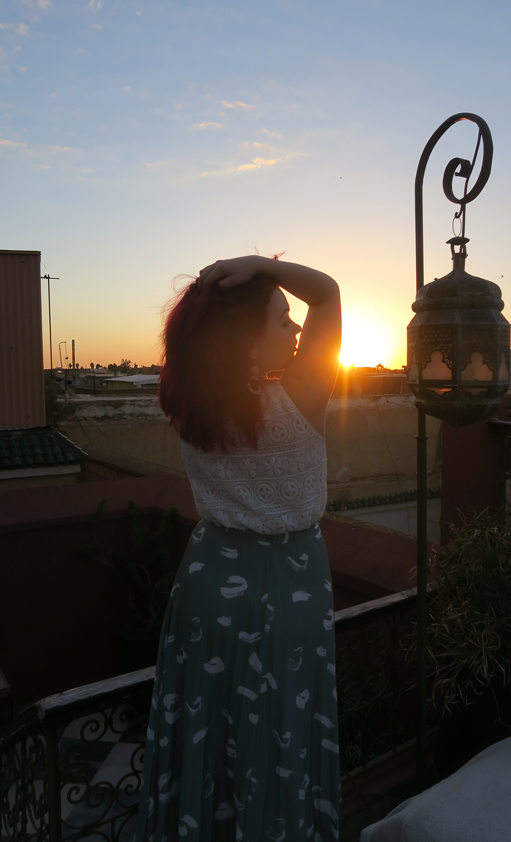 Paige Joanna Honeymoon in Marrakech Dar Jaguar