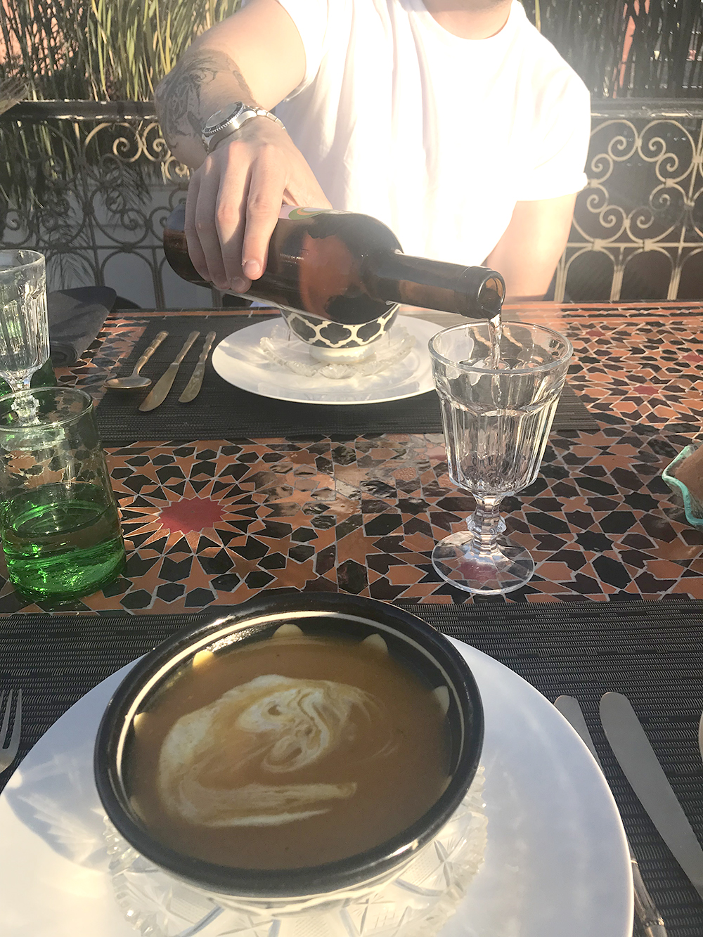 Paige Joanna Honeymoon in Marrakech Dar Jaguar