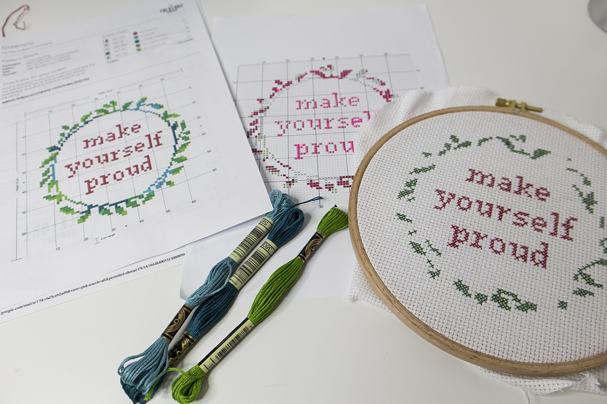 DIY The Folklore Company Cross-Stitch Kit