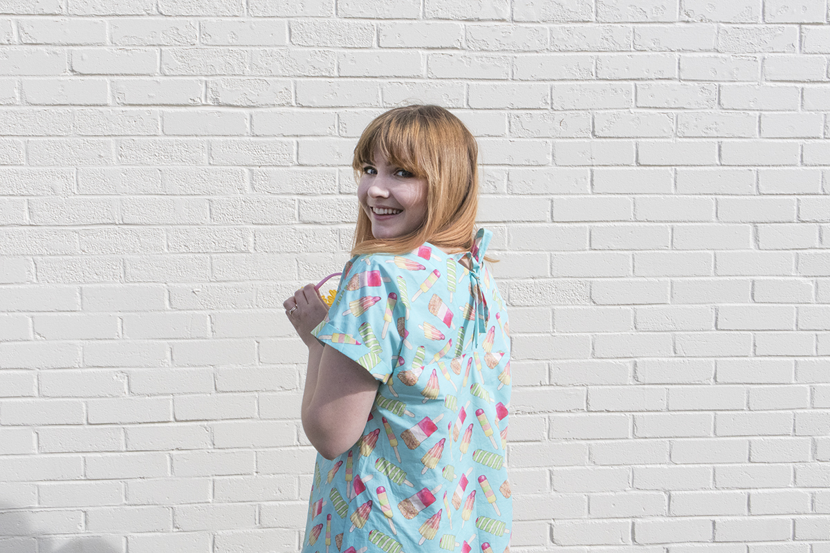 Paige Joanna Fabric Design Ice Lolly Dress