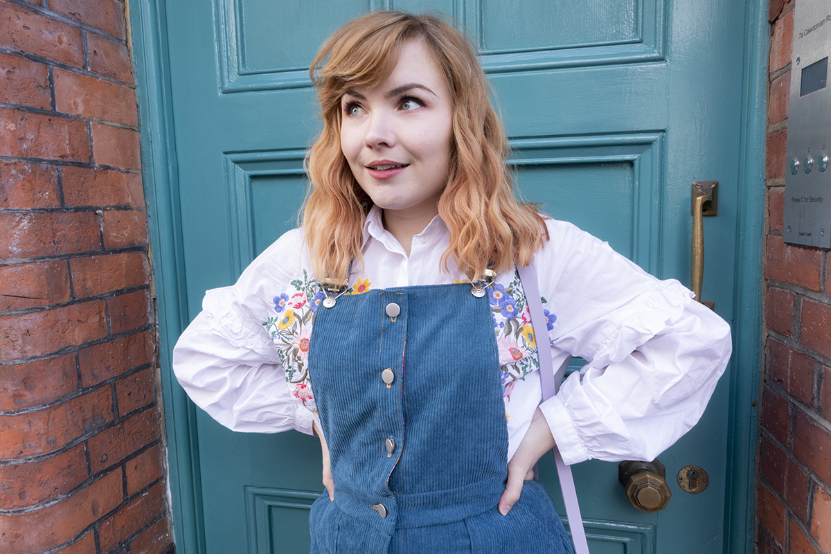 Paige Joanna Tilly and The Buttons Pinafore Dress