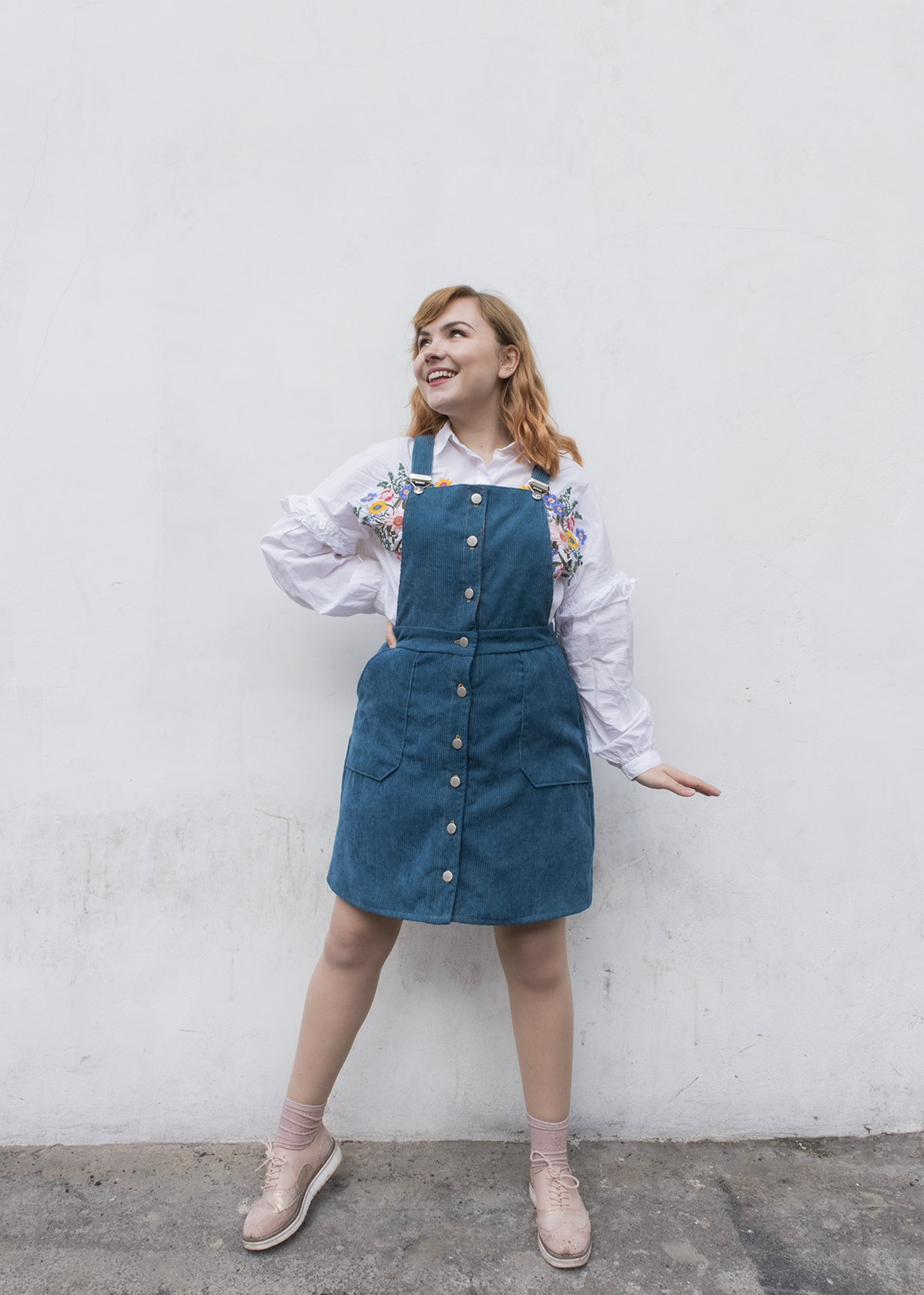 Paige Joanna Tilly and The Buttons Pinafore Dress