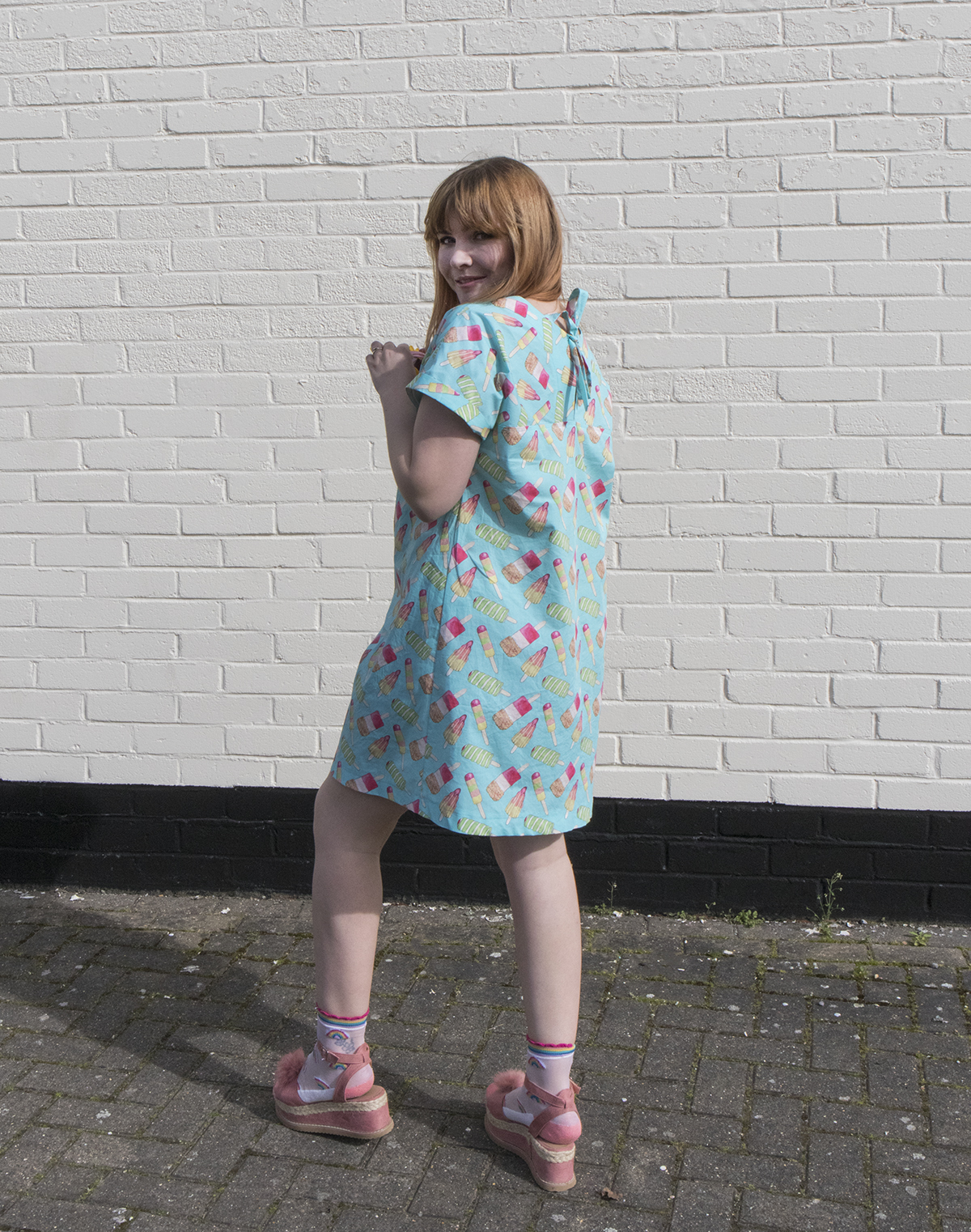 Paige Joanna Fabric Design Ice Lolly Dress