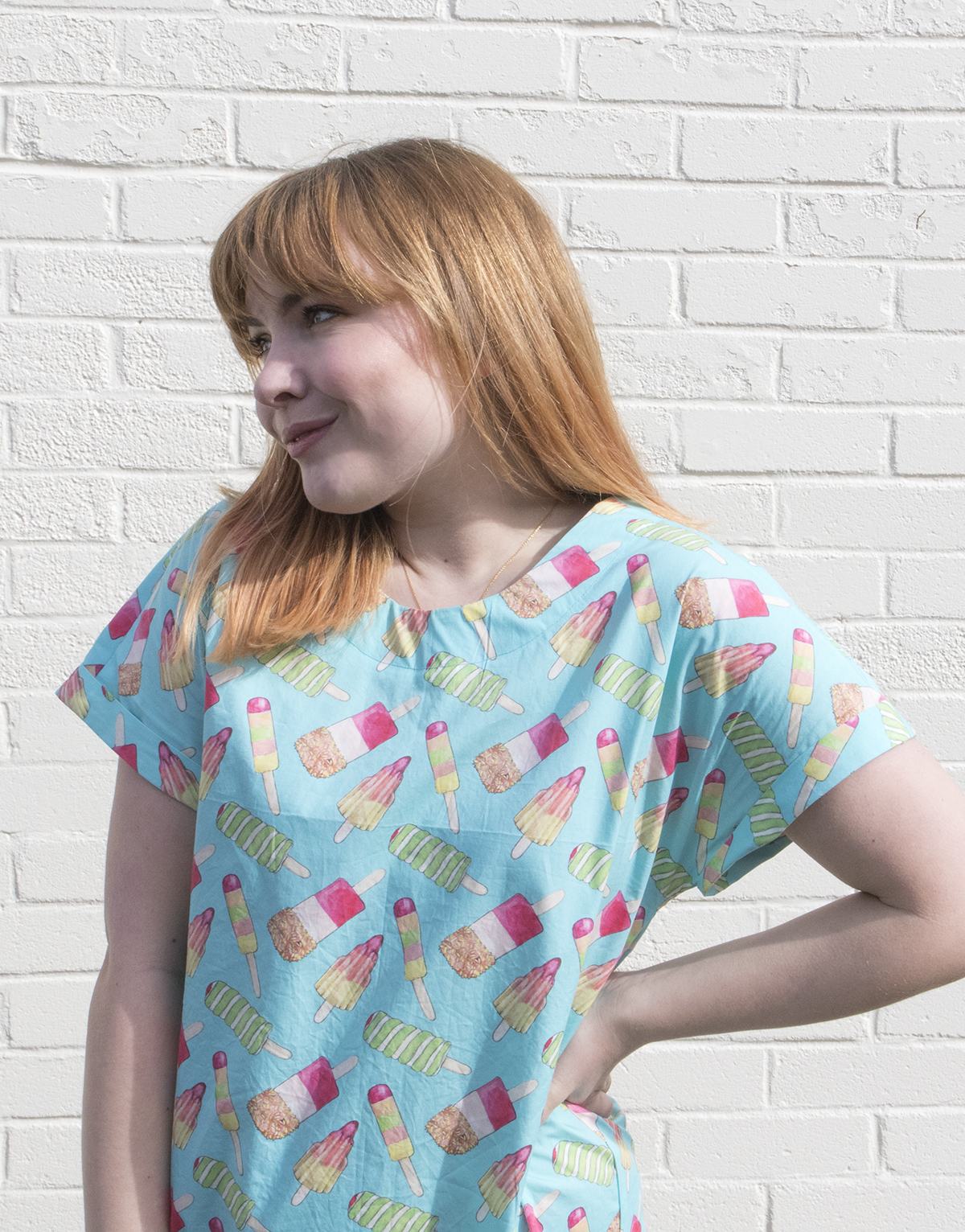 Paige Joanna Fabric Design Ice Lolly Dress