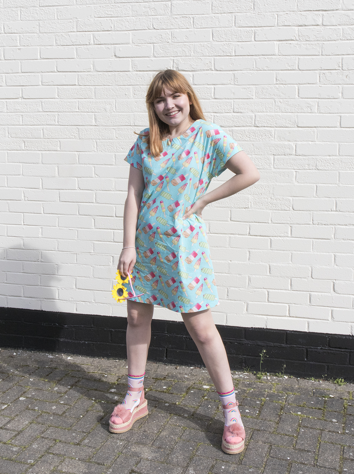 Paige Joanna Fabric Design Ice Lolly Dress