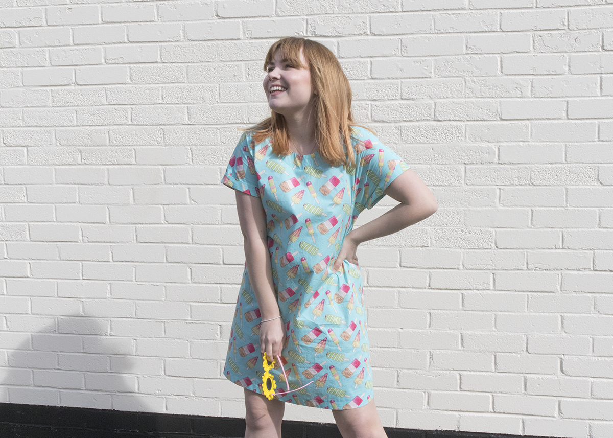 Paige Joanna Fabric Design Ice Lolly Dress