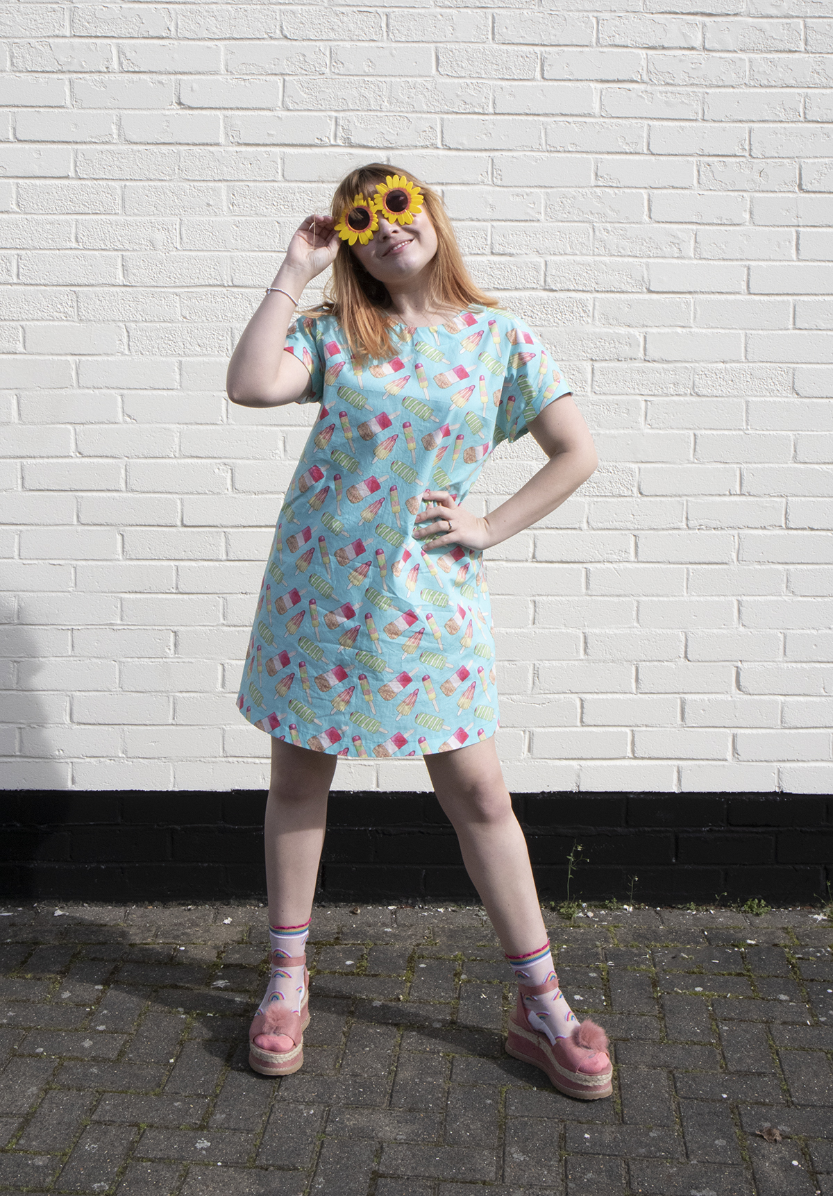 Paige Joanna Fabric Design Ice Lolly Dress