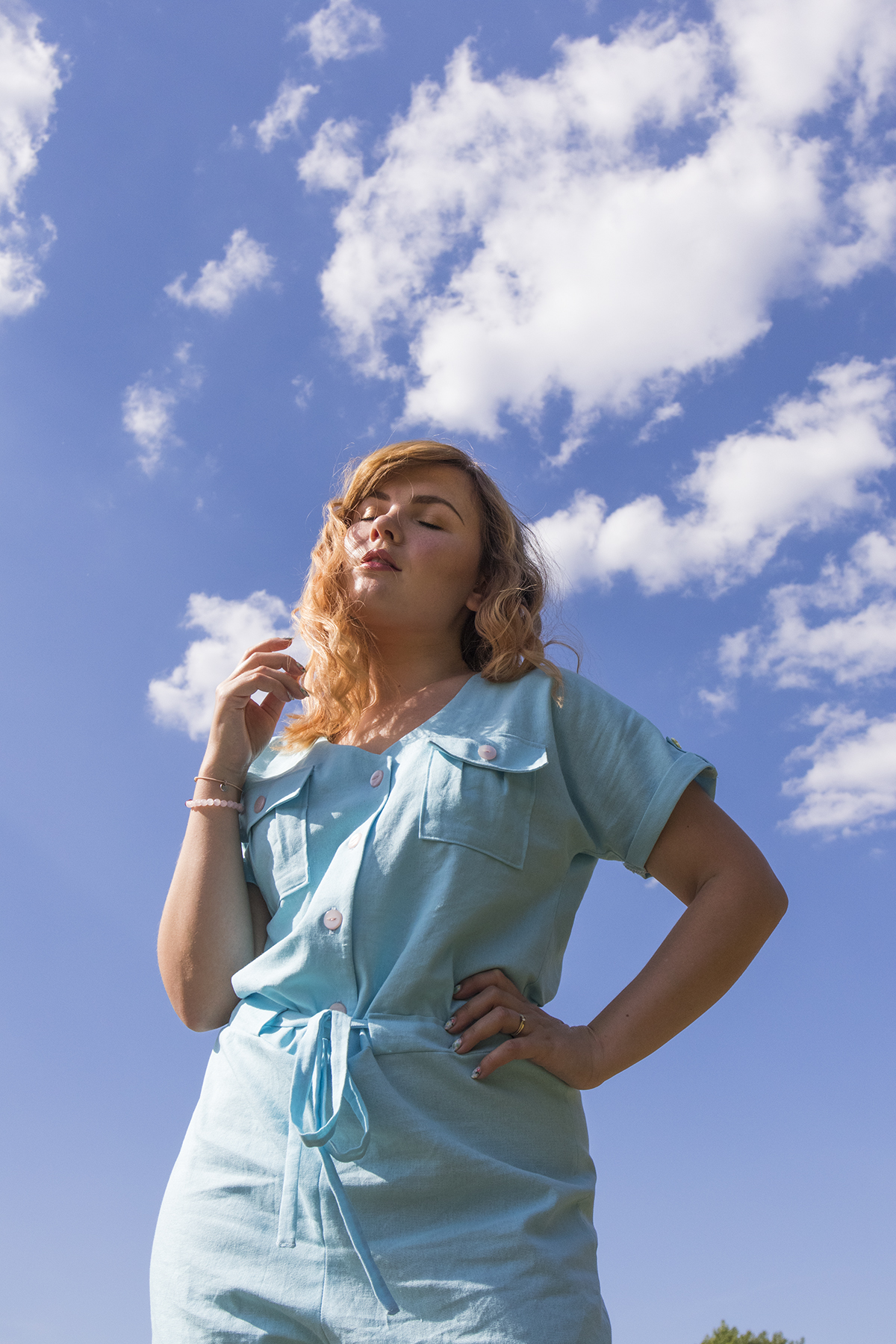 Paige Joanna Tilly & The Buttons Alexa Romper sew me sunshine