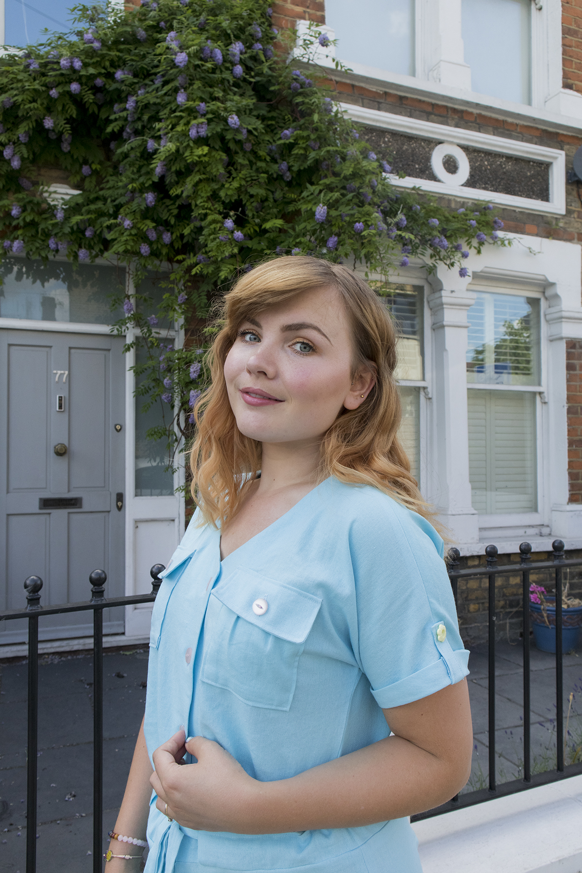 Paige Joanna Tilly & The Buttons Alexa Romper