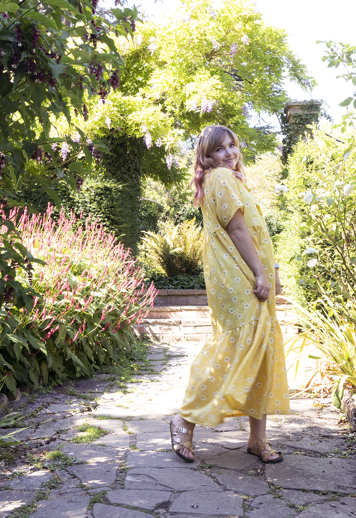 Paige Joanna Yellow Daisy Handmade Wilder Dress