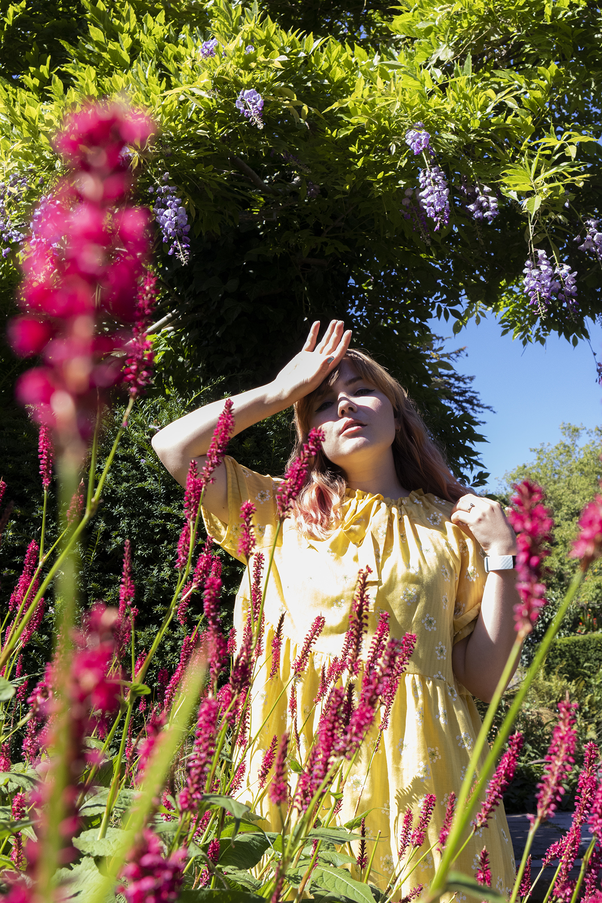 Paige Joanna Yellow Daisy Handmade Wilder Dress yellow daisy print