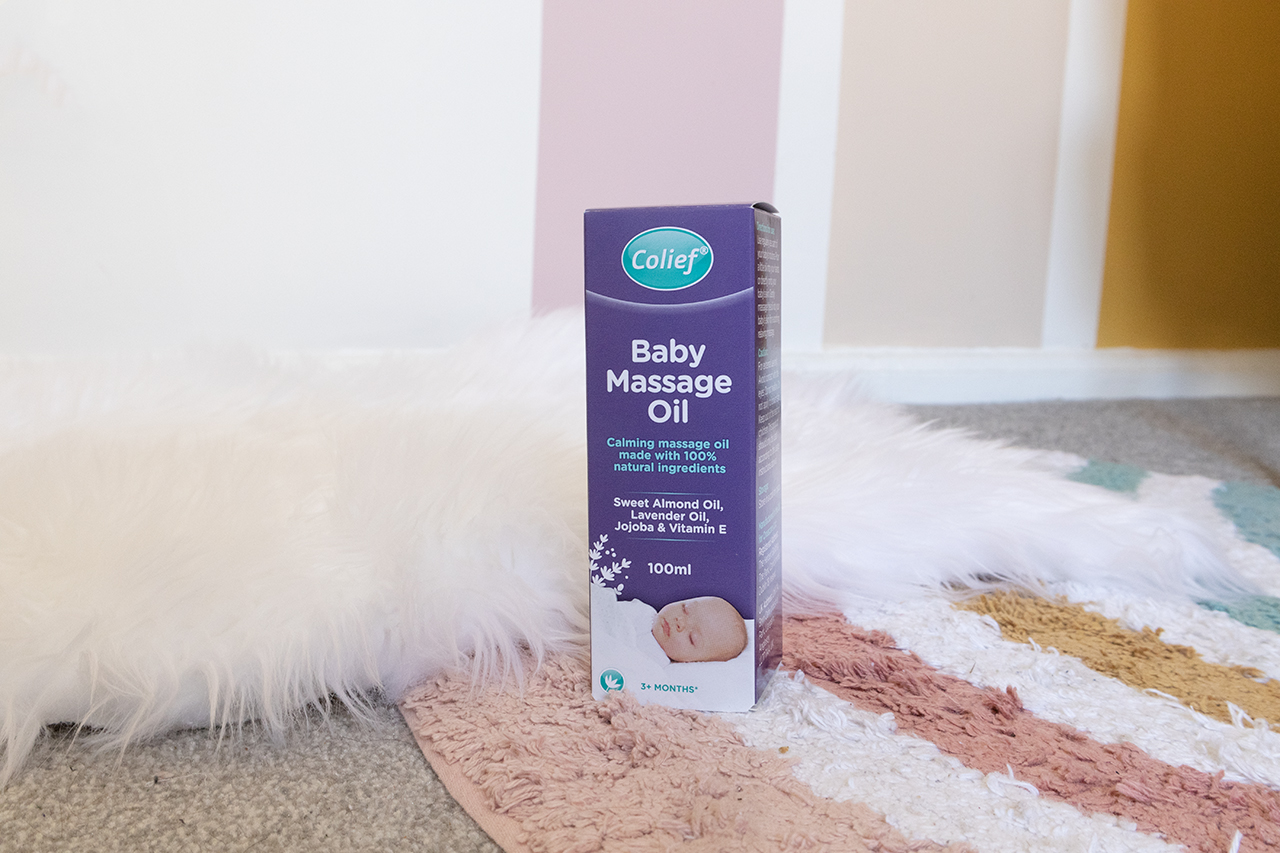 Baby Massage with Colief Baby Massage Oil