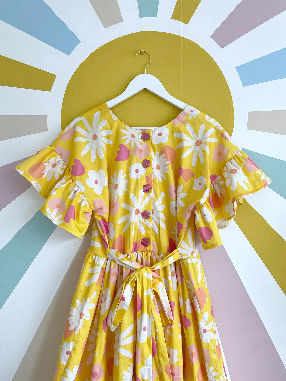 Paige Joanna Peppermint Bowen Dress Sewing Pattern details