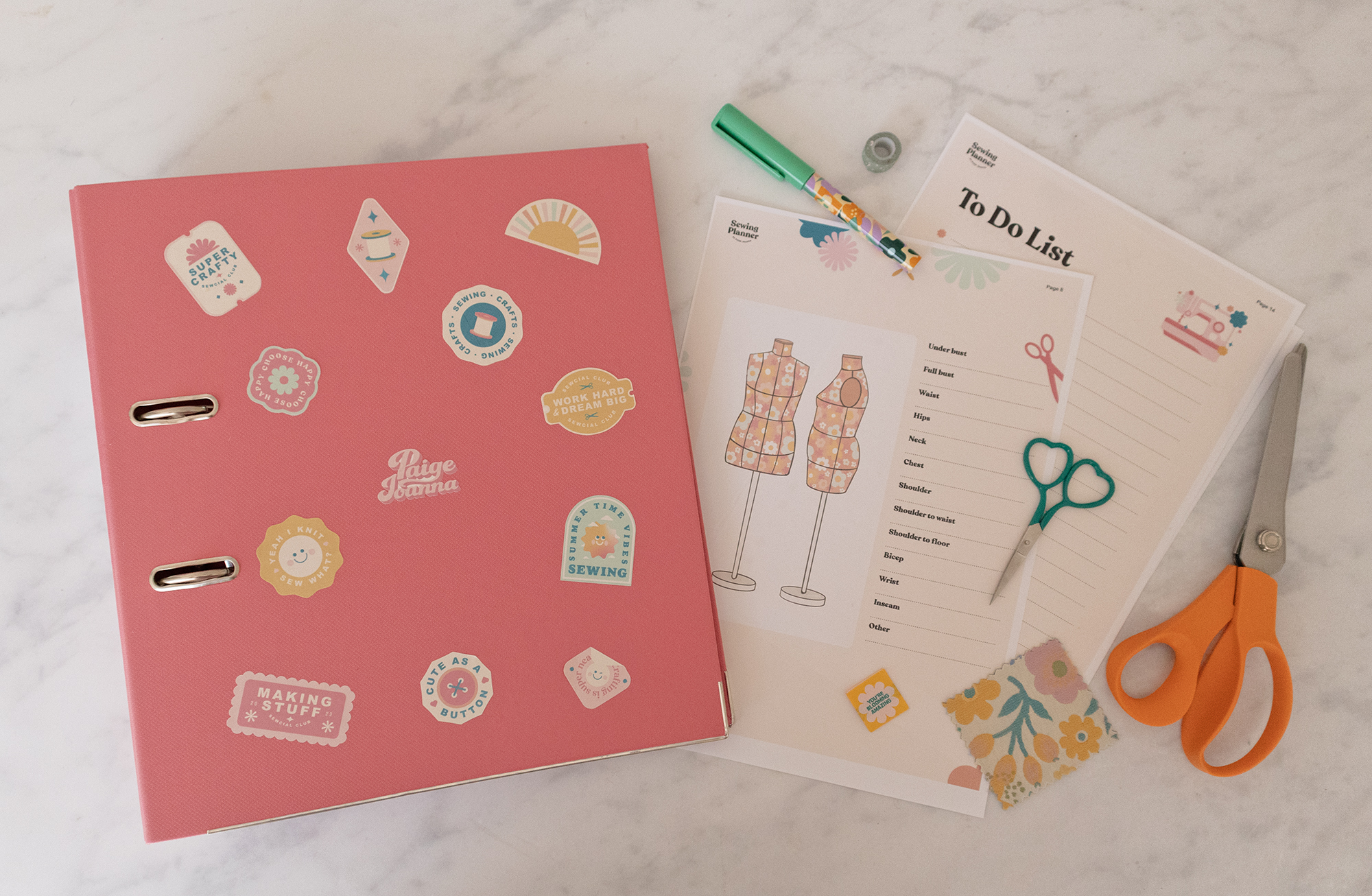 Paige Joanna Digital Sewing Planner